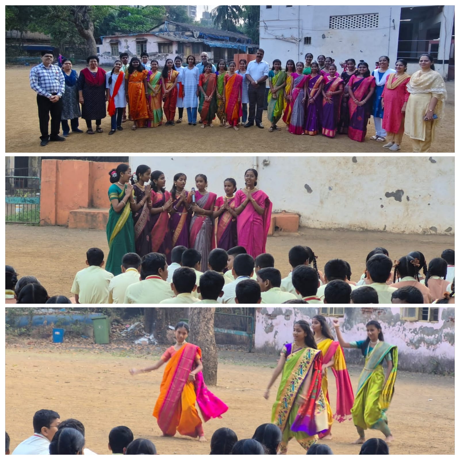 दहिसर येथील पूर्ण प्रज्ञाचे मराठी पाऊल पडते पुढे