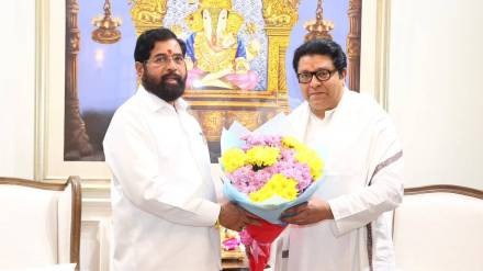 शिंदेंच्या भेटीसाठी राज ठाण्याच्या नंदनवनात !