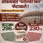 लोकसभेत घटना दुरुस्ती नामंजूर  ५४ मतांमुळे ‘नारीवंदन’ला नकार