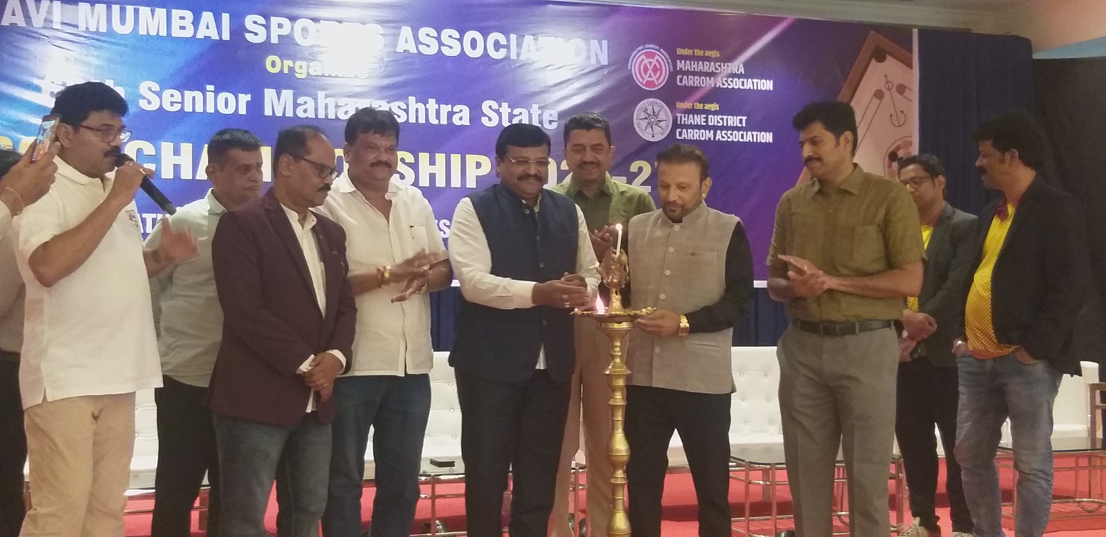 वाशी येथे राज्य अजिंक्यपद कॅरम स्पर्धेला सुरुवात