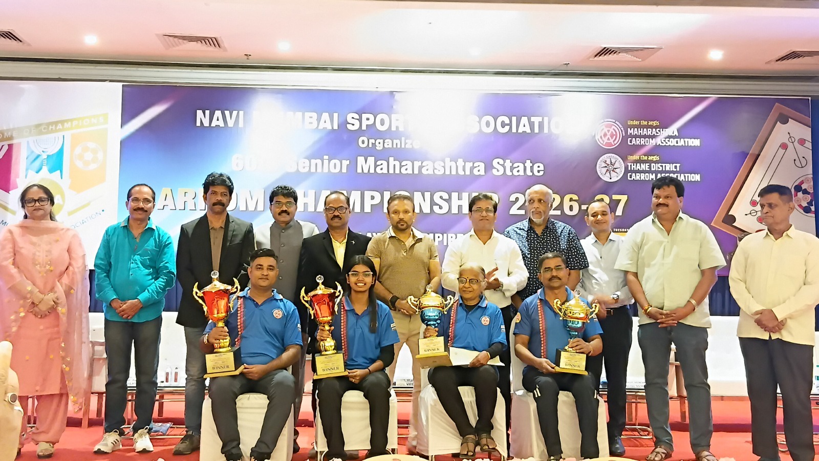 ठाण्याच्या झैद – समृद्धी यांना विजेतेपद  