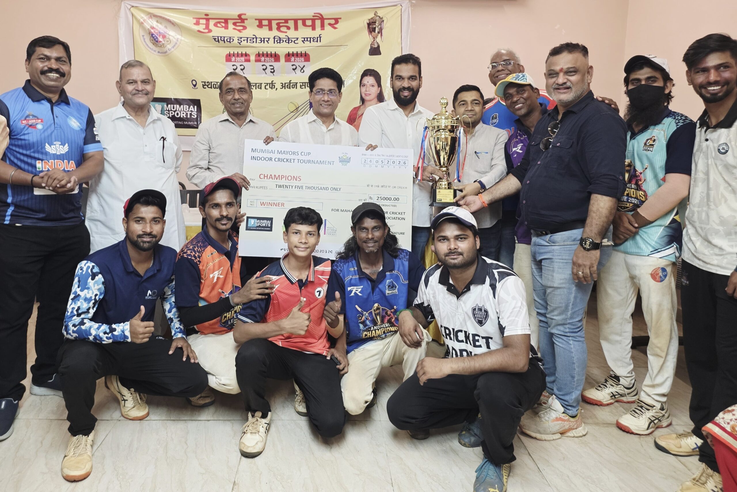 ऑसम अंधेरीचे थरारक विजेतेपद